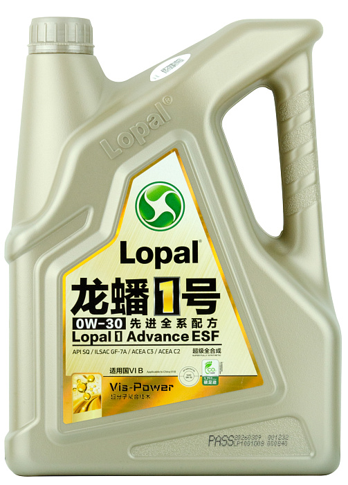 Моторное масло 1 Advance ESF 0W30 SQ C2/C3 GF-7A (4л) LOPAL