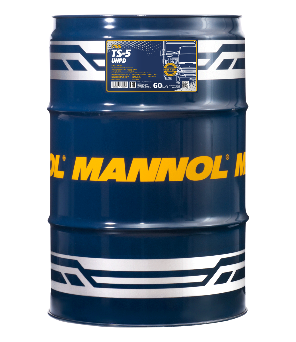 7155-060 Масло моторное полусинтетическое TS-5 UHPD EXTRA 10W-40 (60л) MANNOL