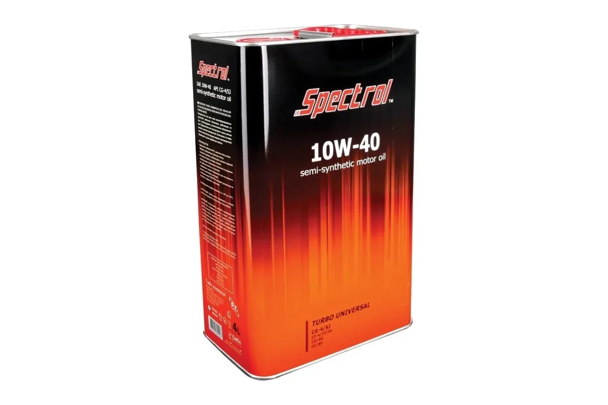 масло мот. п/синт. Turbo Universal 10W/40  (4л) CG-4/SJ SPECTROL