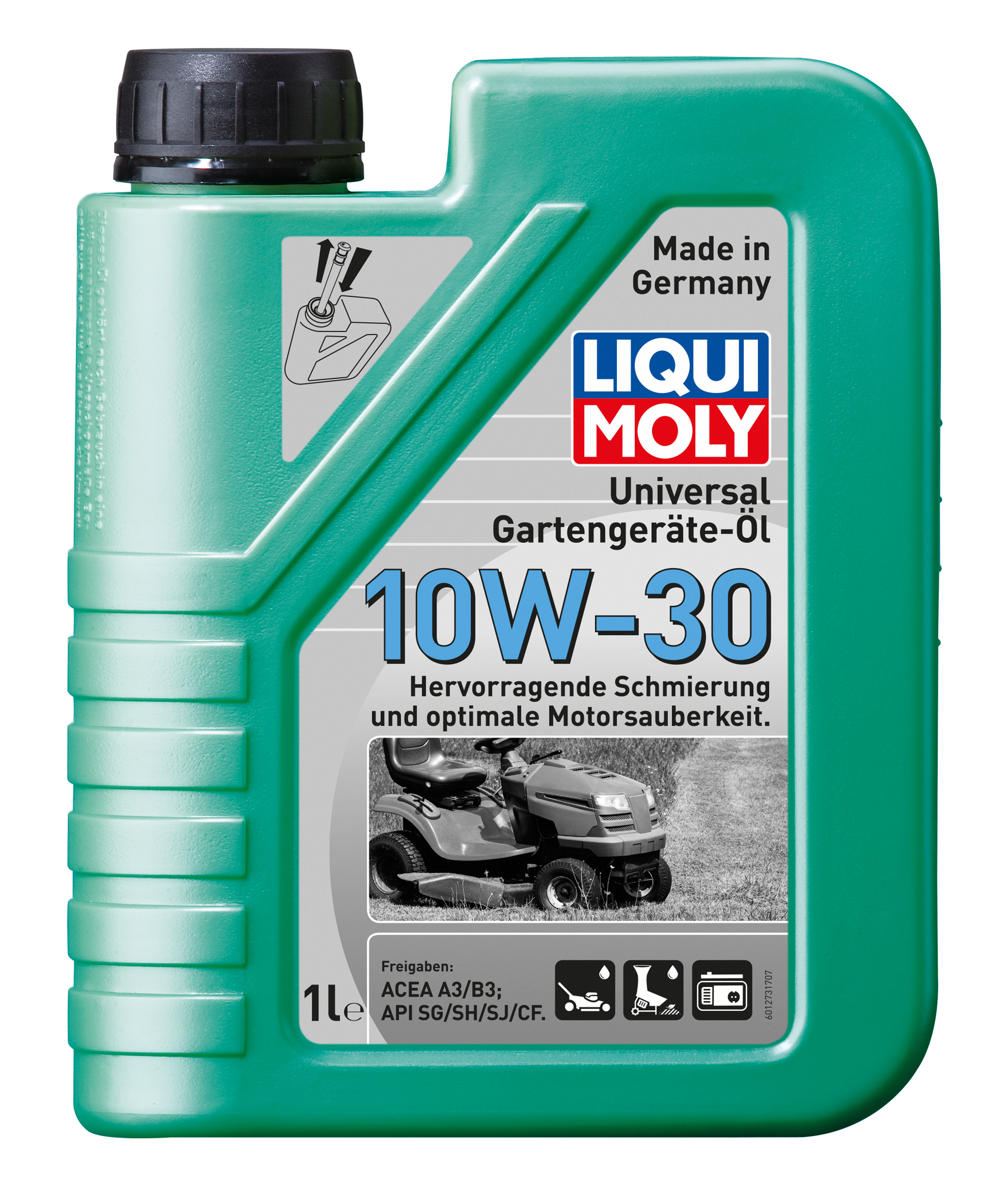 Минеральное моторное масло для газонокосилок Universal 4-Takt Gartengerate-Oil 10W30 (1л)