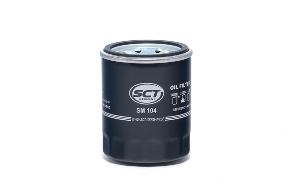 SM104 Фильтр масляный SCT BAIC/JAC/HONDA/HYUNDAI/MAZDA/MITSUBISHI/SUBARU