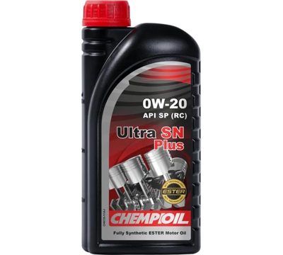 Ultra SN Plus 0W-20 (API SP (RC)) синтетическое моторное масло 0W20 (1л) CHEMPIOIL (20) 9725