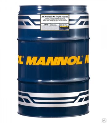 Антифриз зелёный AG13 (-40°C) Hightec (208л) MANNOL 4013