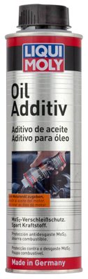 Антифрикционная присадка с дисульфидом молибдена в моторное масло Oil Additiv (0,3л)