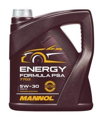 7703-004 масло мот.синт. Energy Formula PSA 5W/30 (4л) MANNOL; API SN/CH-4, ACEA C3