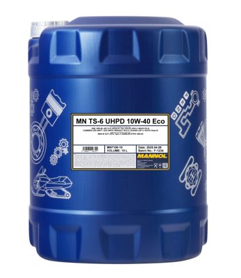7106-010 Масло моторное синтетическое TS-6 UHPD 10W-40 Eco UAE (10л) MANNOL